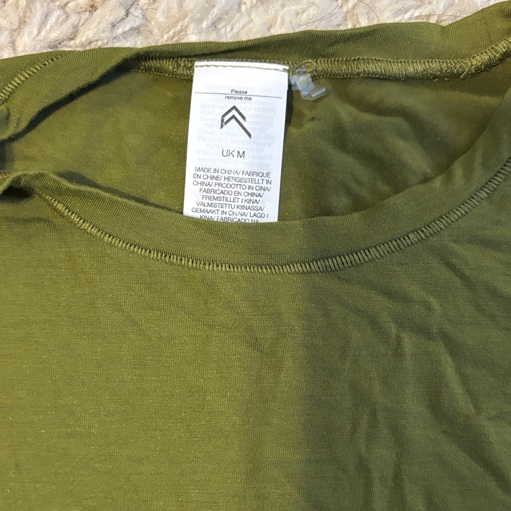 Oner Active Olive Green Women's Crop Top - Picture 2 of 4